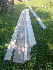 20-8- INCH New Old Stock 12 Ft Long Aluminum Siding Vintage RIDICULOUSLY RARE picture