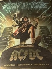 AC/DC MetLife Stadium East Rutherford Event Poster /700 Dave Merrell IN HAND picture