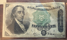 FR-1379 $0.50 Fourth Issue 1869-75 Fractional Currency, clean, intact corners picture