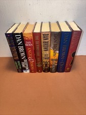 Dan Brown ROBERT LANGDON Complete Series Lot of 8 (1-8) Set HC HARDCOVER Books picture