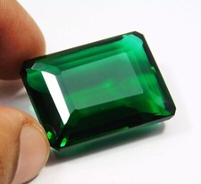 EMERALD EMERALD CUT GREEN NATURAL EGL CERTIFIED 96-100 CT COLOMBIAN A+ GEMSTONE` picture