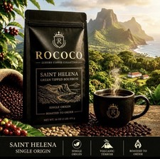 St. Helena Coffee Beans 1 lb • Roasted to Order • Rare Luxury Island Coffee picture