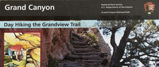 DAY HIKING GRAND VIEW TRAIL GRAND CANYON  NATIONAL PARK SERVICE UNIGRID BROCHURE picture