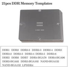 90mm BGA Reballing Stencil Kit DDR DDR2 DDR2-3 DDR3-2 DDR3-3 DDR5 DDR7 LPDDR4 picture