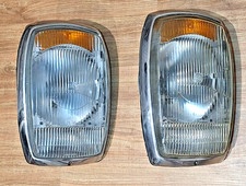 Excellent H4 Mercedes Benz w114 w115 H1 halogen front lights Hella headlights picture