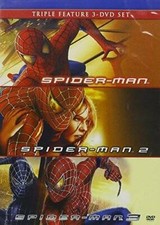 Spider-Man (2002)  Spider-Man 2 (2004)  Spider-Man 3 (2007) - Set - DVD - GOOD picture