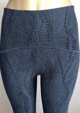 SPANX SpanxShape Booty Boost 7/8 High Rise Leggings 50260R Blue Print-Sz XL picture