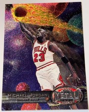 Michael Jordan 1997-98 Skybox Metal Universe  #23 Chicago Bulls GOAT Vintage picture