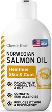Chew + Heal Labs Salmon Oil for Dogs 8oz Supports Itchy Skin picture