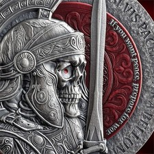 2025 Cameroon Si Vis Pacem, Para Bellum 2 oz Antique finish Silver Coin picture