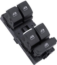 5G0-959-857-E-WZU New Left Black Window Switch For VW Tiguan 2018 2019-2023 US picture