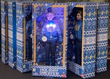 NEW IN HAND 2026 Barbie Signature LIGHT UP Holiday Sweater Hannukah Jewish Doll picture