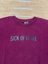 Vintage 90’s Sick Of It All Hardcore rare tshirt picture