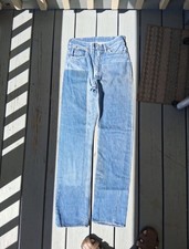 Vintage 50`s 60`s Penneys Foremost Selvedge Mens 995 Jeans 30x34 Zipper PATCHED picture