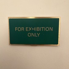 Rolex Authorized Dealer Display Clip Signs tag - For Exhibition Only - Rare Item picture