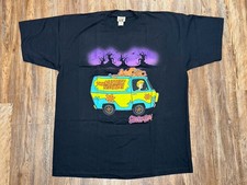 Vintage 1997 Scooby Doo The Mystery Machine SHIRT XXL Cartoon Network Halloween picture