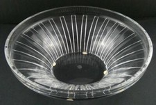 Baccarat Gentiane Large Fruit Bowl French Art Glass Paneled Design picture