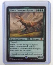 Ghalta, Stampede Tyrant MTG The Lost Caverns of Ixalan Magic the Gathering card picture