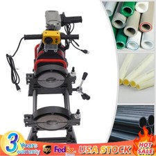 110V Pipe Fusion Welder 2 Clamps 63-200MM Manual PP PE HDPE Pipe Welding Machine picture
