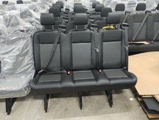 2015-2025 NEW FORD TRANSIT VAN REAR SEAT ROW 2 OEM 2020-2027 BLACK VINYL picture
