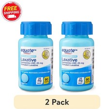 Equate Maximum Strength Sennosides USP Laxative Tablets 25 mg 90 Count, 2 Pack picture
