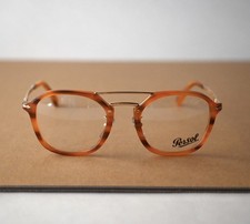 NEW PERSOL PO 3352-V 960 STRIPED BROWN, 51/22 /145.   picture