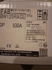 Fuji Electric BW125RAGU-3P100 Thermal Magnetic Circuit Breaker New In Box picture