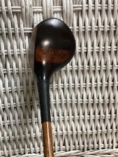 Antique Hickory Wood Shaft Winton Brassie Golf Club D1, 11.5* Cool Face Stamp picture