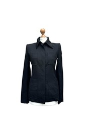 Yves Saint Laurent FW 2007 Black Safari-Inspired Jacket Size 38 / S to M  picture