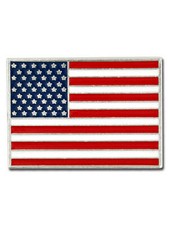 PinMart's Made in USA Rectangle Presidential Suit Jacket American Flag Lapel Pin picture
