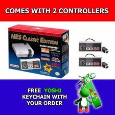 NES Classic Edition Mini Console USA w/ 30 games + Extra Controller + Keychain picture