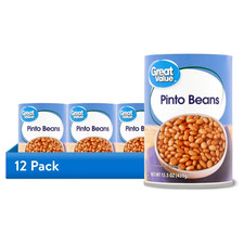 (12 pack) Great Value Pinto Beans, 15.5 oz picture