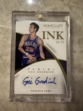 2014-15 Panini Immaculate Collection - Ink Gail Goodrich #34 /75 (AU) Card Rare picture