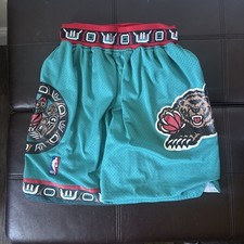 Just Don X Mitchell and Ness Authentic Grizzlies NBA Hardwood Classics Shorts  picture