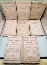 Antique 1880s Lot Of 8 The North American Review Monthly 1881-1883 New York picture