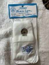 VTG Deadstock Misses Ban-Lon Anklets Socks White 9-11 NOS NIP 1960 1970 Seinfeld picture