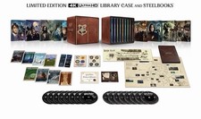 Harry Potter 8-Film Collection 4K UHD Steelbook Set New In Hand picture