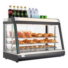 Uimoso 3-Tier Commercial Food Warmer Display Cabinet with LED Light, 105L picture