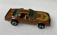 Vintage 1977 Hot Wheels Rare BROWN Hot Bird Pontiac Trans Am Firebird Hong Kong picture