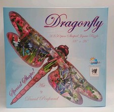 SunsOut Dragonfly Shaped Puzzle 850 Piece Jigsaw Puzzle 38