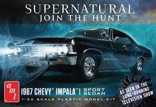 AMT 1124 Supernatural 1967 Chevy Impala 1/25 Model Kit Factory Sealed Brand New picture