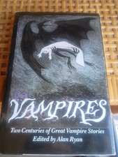Vampires Two Centuries Great Vampire Stories 1st Ed 1987 HC DJ Horror Anthology picture