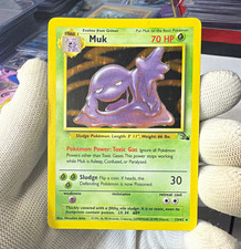 The Pokémon Company Pokemon TCG Muk 13/62 Fossil Holo Rare English 70 HP picture