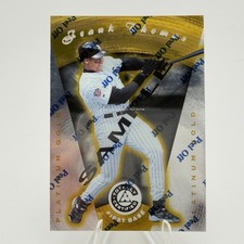 1997 Pinnacle Totally Certified Frank Thomas #41 Platinum Gold Sample *w/ Peel* picture