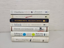 Lot of 7 Malcolm Gladwell Paperback and Hardcover Books picture