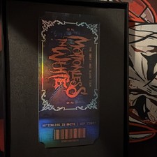 Motionless In White Signed Blood And Sweat Tour Ticket VIP picture