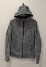 Lululemon Size 4 Scuba Full-Zip Hoodie Heathered Grey picture