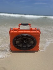 Simpli Stereo Custom Kicker Boombox Bluetooth Speaker - Black, Tan, Or Orange picture