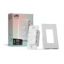 LIFX Smart Switch - 2-Buttons Smart Wi-Fi Touch Light Switch, White LFSPWHT1FUS picture