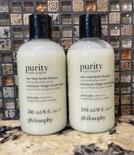 Bundle 2 Philosophy Purity Made Simple One-Step Facial Cleanser 8 fl.oz. each picture